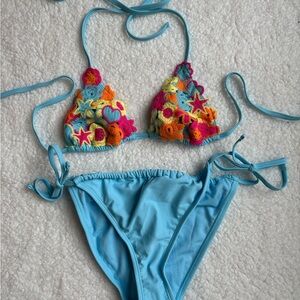 Wild Fable Colorful Starfish Bikini